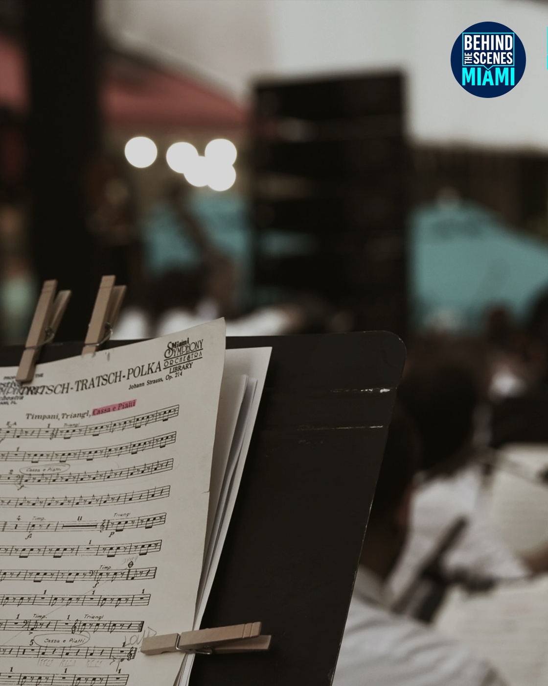 Miami Symphony Orchestra sheet music, the music behind our bridges